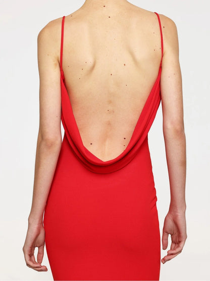 Havilland Gown - Cherry Red