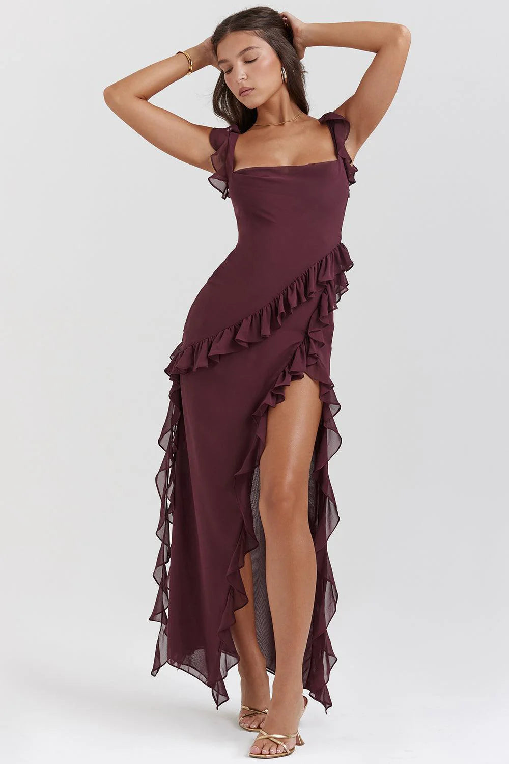 Livette - Ruffle Maxi Dress