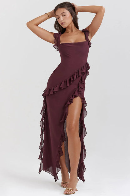 Livette - Ruffle Maxi Dress