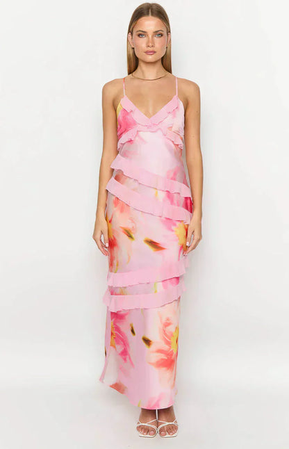 Inara Ruffle Maxi Dress