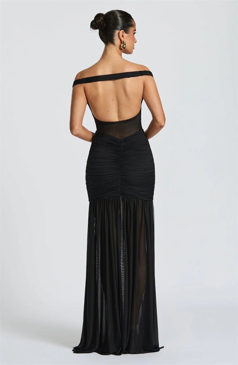 Celeste Fire Maxi Dress