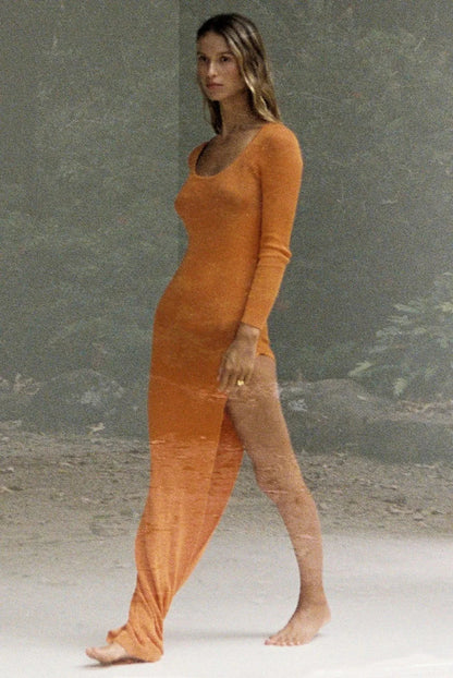 Ember Maxi Dress - Orange