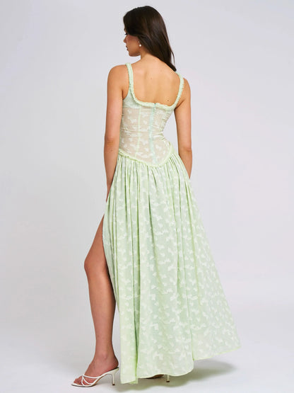 Livette - Floral Pattern Maxi Dress