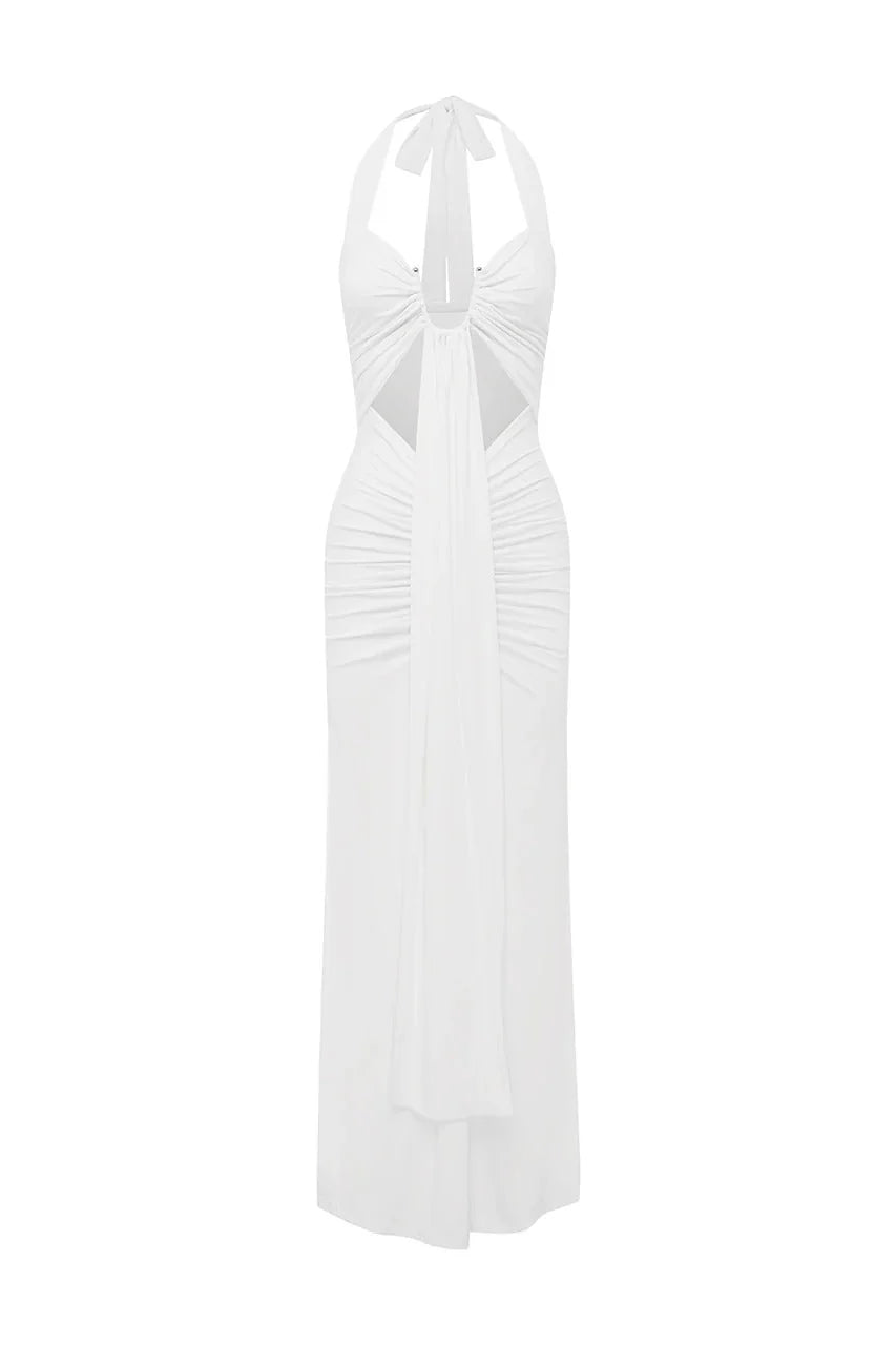 Flora Maxi Dress - White