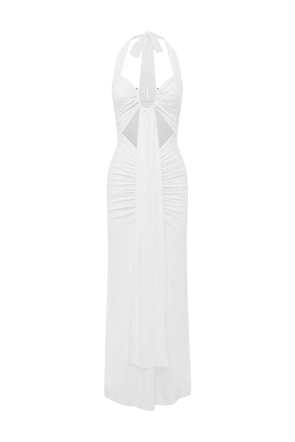 Flora Maxi Dress - White