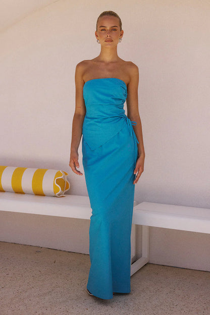 Murila Maxi Skirt - Blue