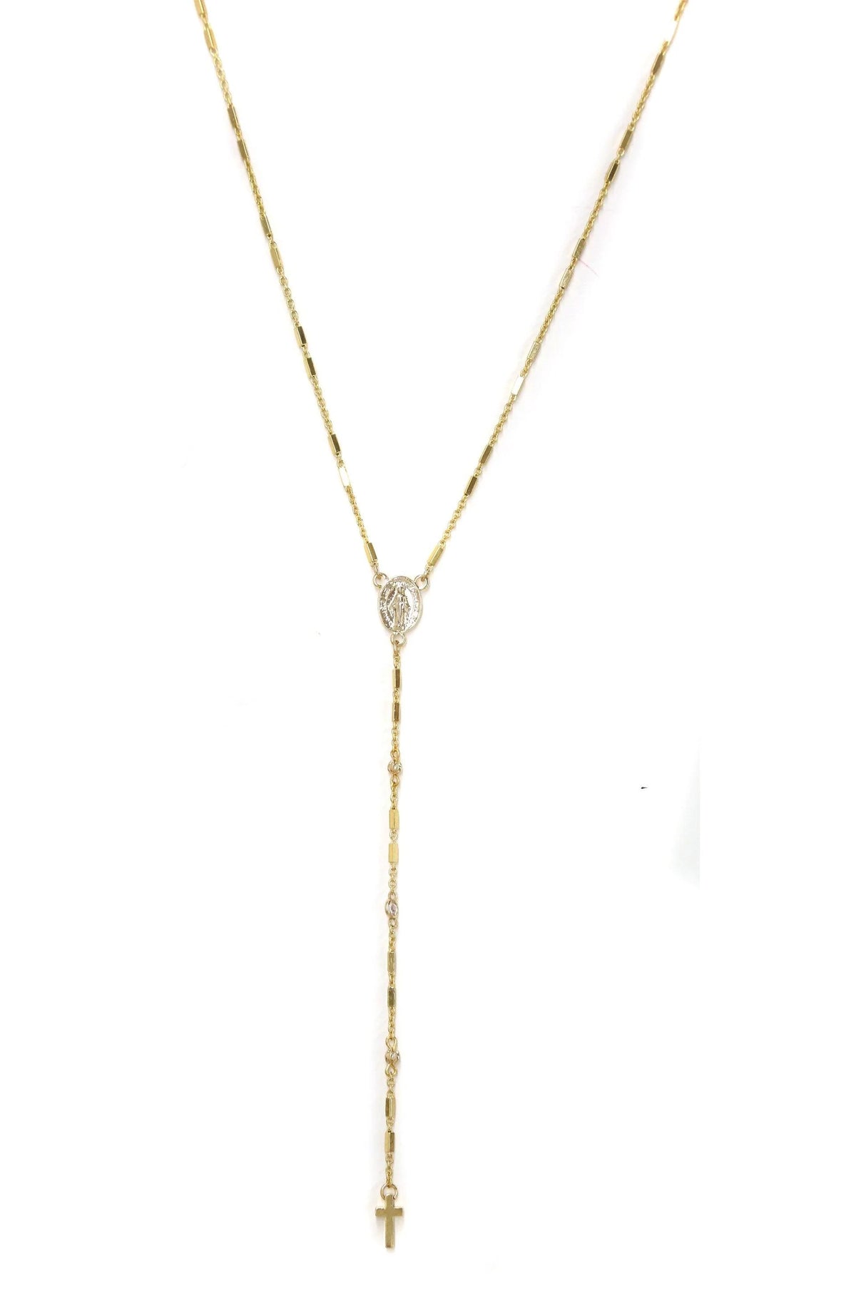 Cross Necklace - 18k Gold Plated
