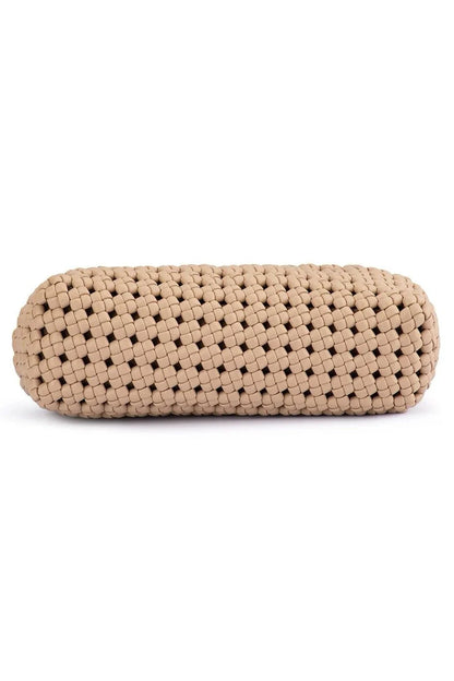 Everly Hand Woven Clutch - Natural
