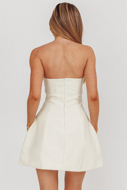 Melody Mini Dress - Cream