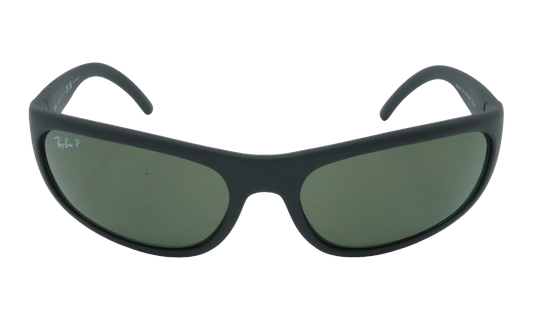 Predator Rectangular Polarized Sunglasses "Matte Black" RB4033-601-S48_60