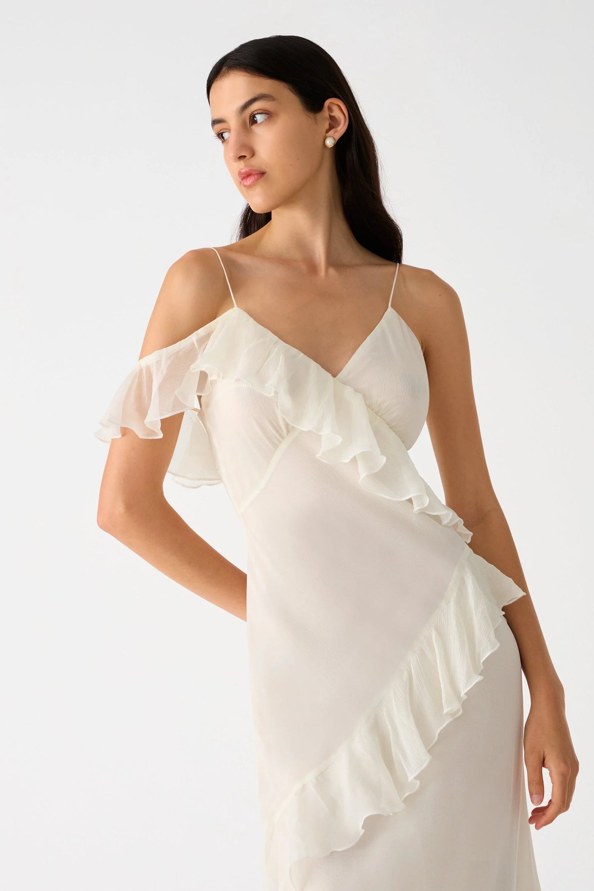 Misha Sutton Silk Gown - Ivory
