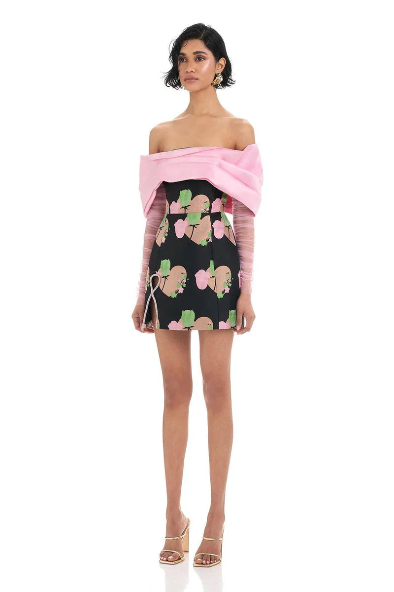 Kyros Dress - Black Print