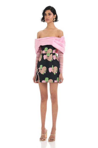 Kyros Dress - Black Print