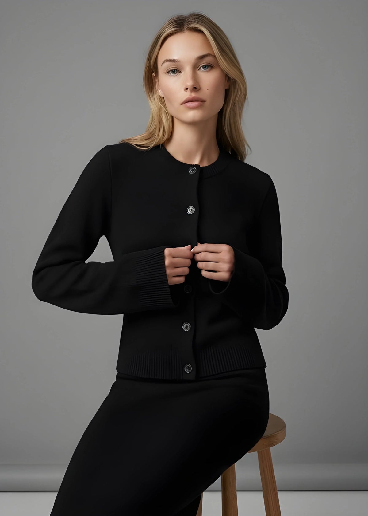 Livette - Knotted Cardigan Sweater