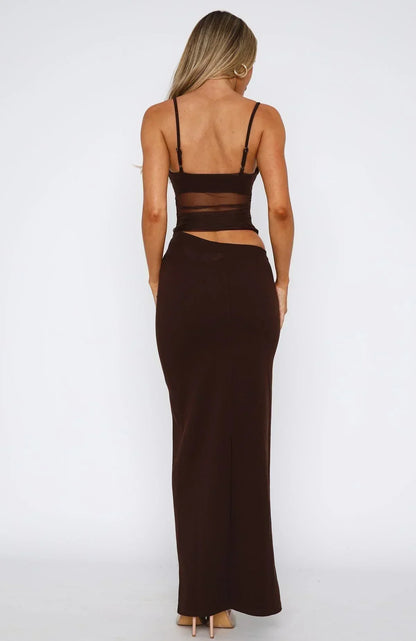 Luna | Blush Maxi Dress