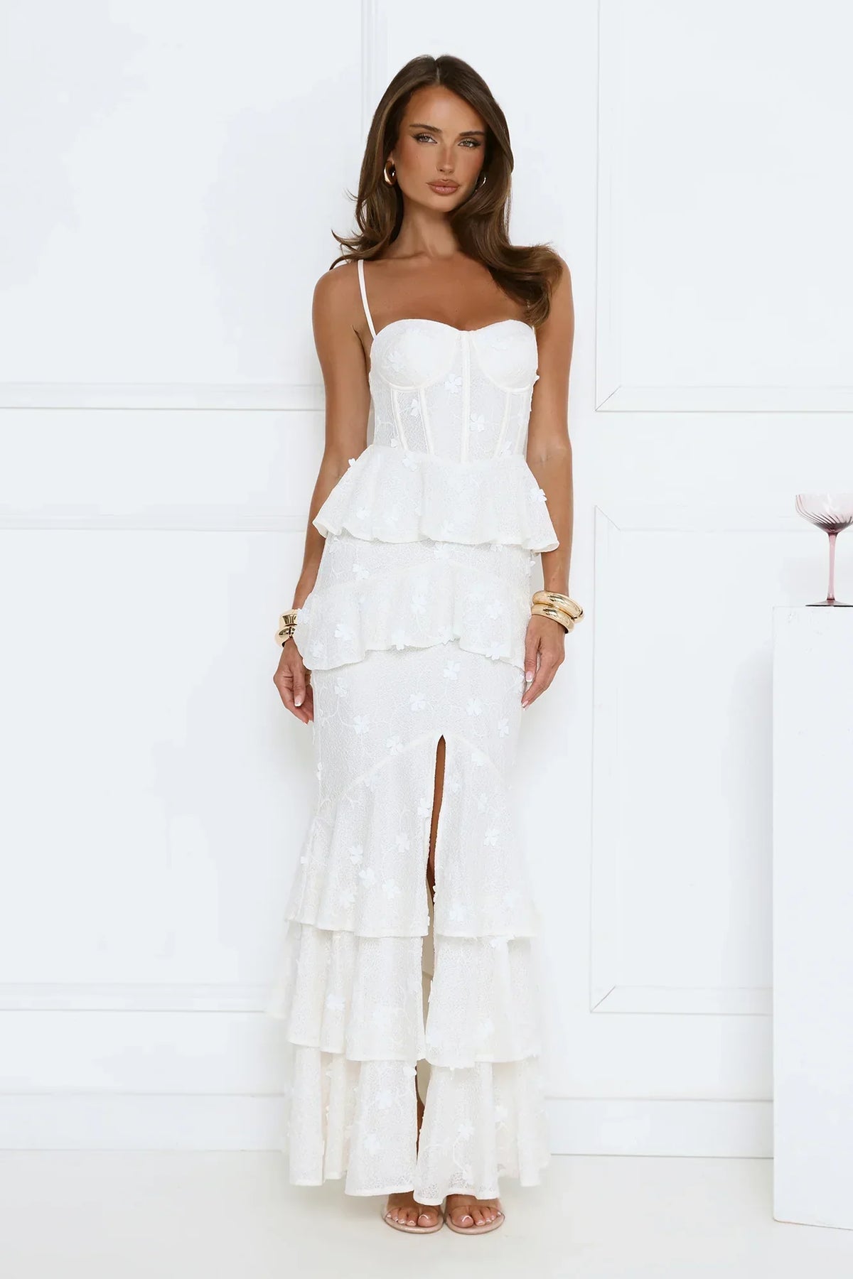 Secret Grove Maxi Dress White