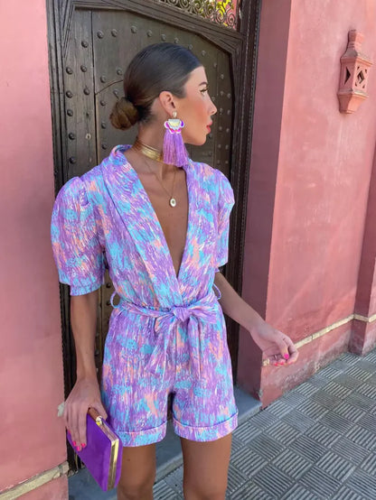 Elena - Trendy Playsuit with Elegant Flair