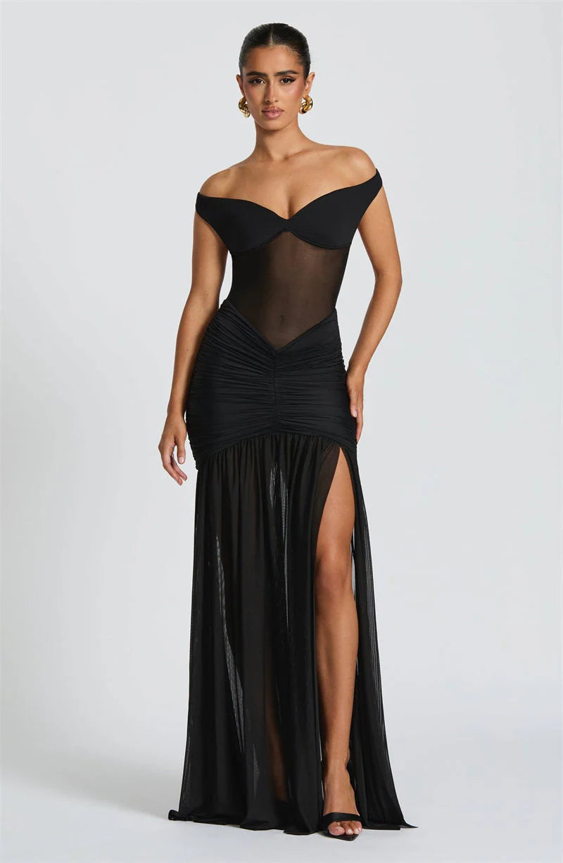Celeste Fire Maxi Dress