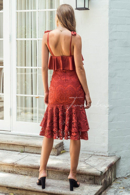 Mallory Dress - Burnt Orange