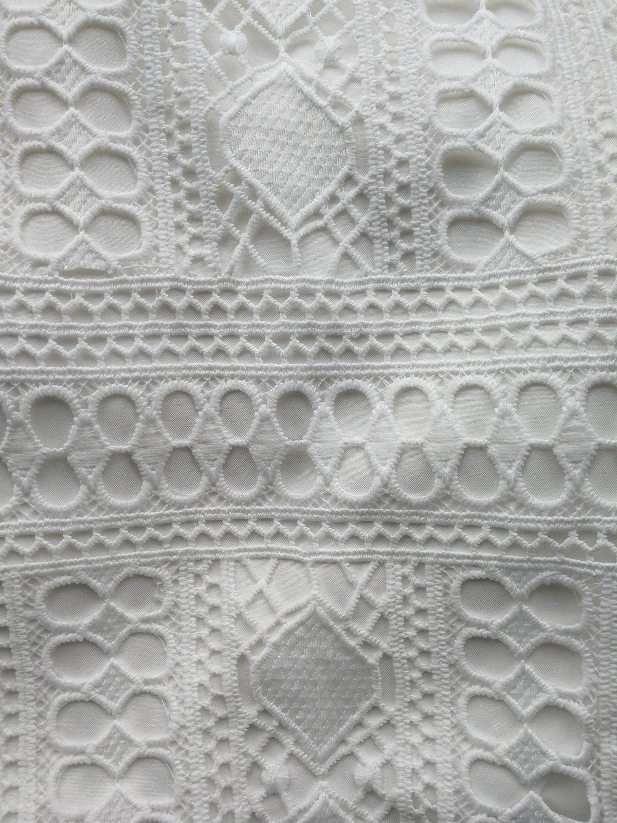 Boho High Low Dress - White