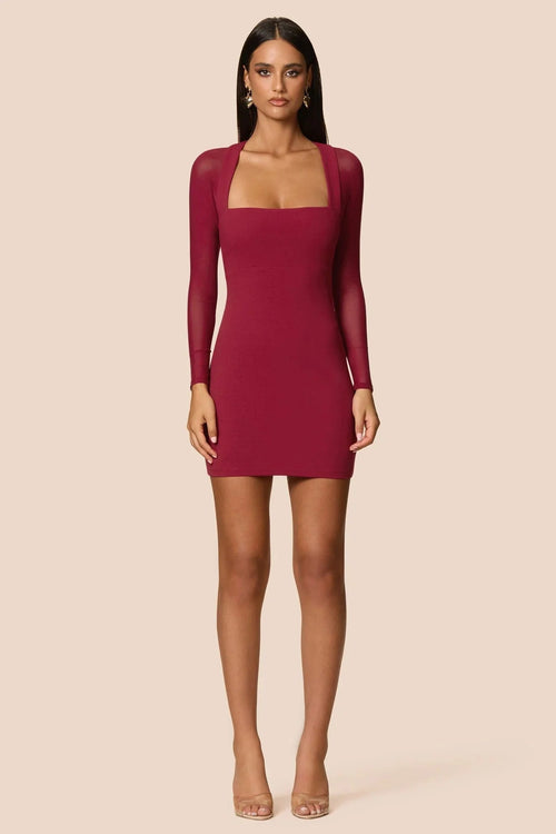 Nookie Amore Mini Dress - Ruby