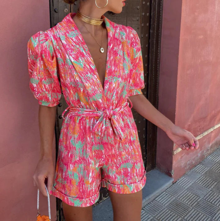 Elena - Trendy Playsuit with Elegant Flair