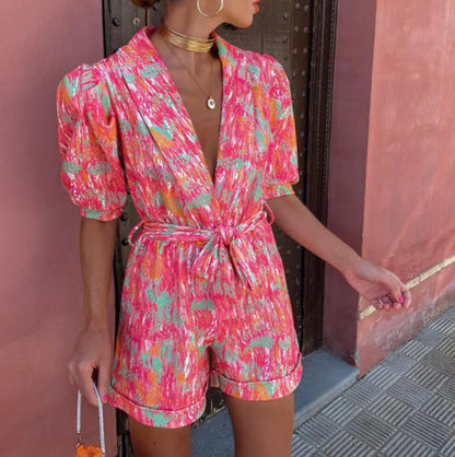 Elena - Trendy Playsuit with Elegant Flair
