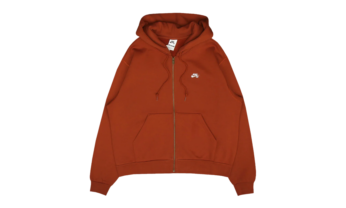 SB Full-Zip Fleece Skate Hoodie "Cinnamon / White" FZ8796 245