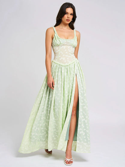 Livette - Floral Pattern Maxi Dress