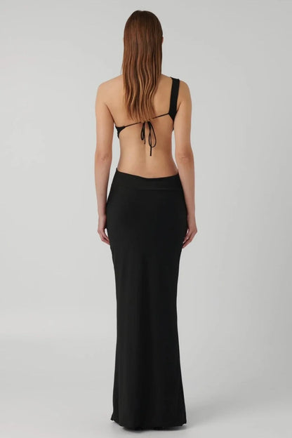 Hawlya Gown - Black
