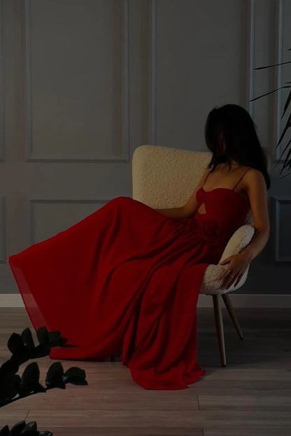 Danika Maxi Dress - Red