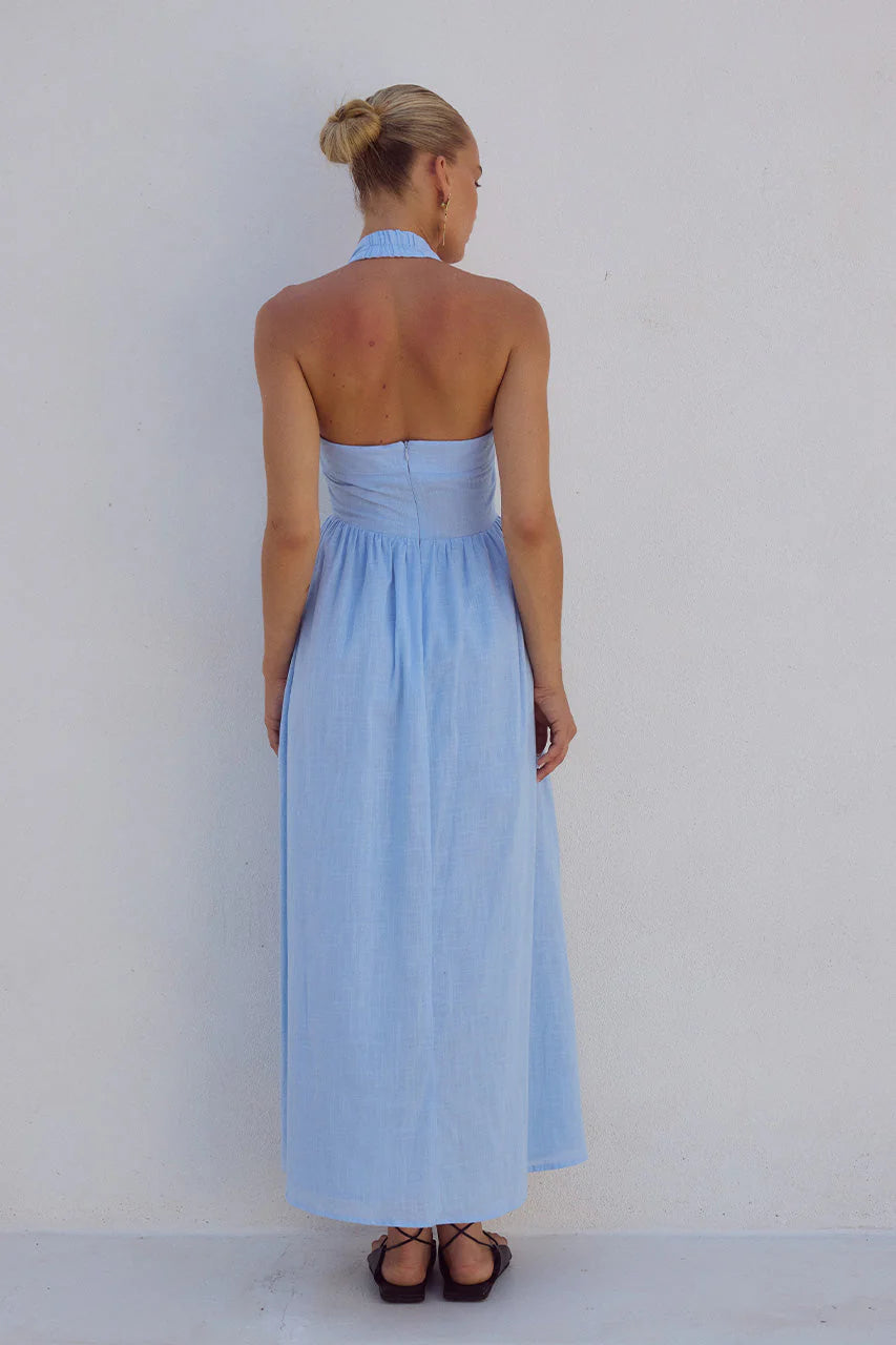 Locklea Midi Dress - Ice blue