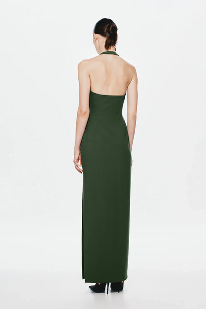 Misha Alusia Maxi Dress - Moss