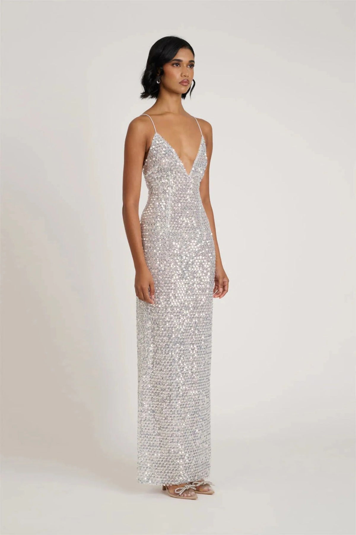 Mevia Gown - Silver