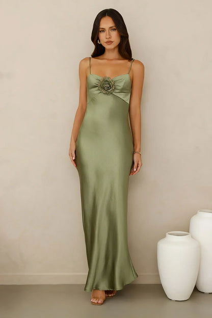 Ultimate Style Satin Maxi Dress