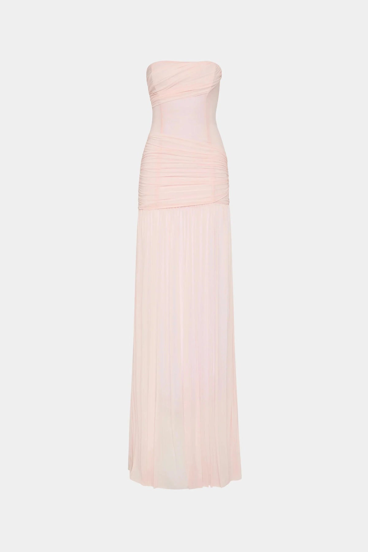 Misha Ember Wrapped Maxi Dress - Dusty Pink