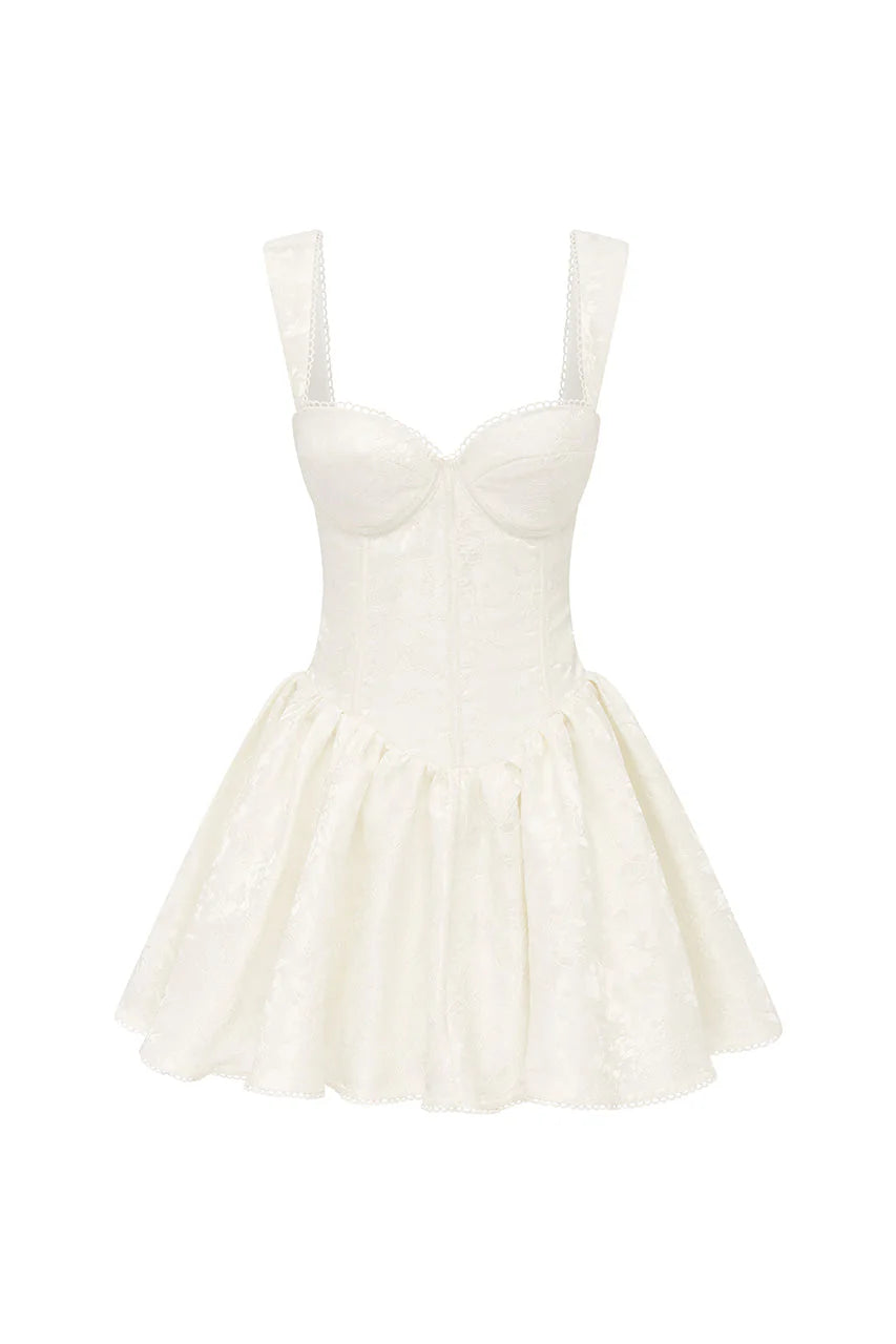 Joelle Mini Dress - Ivory