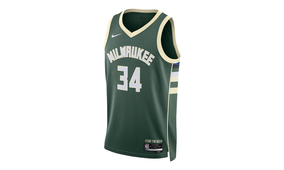 Milwaukee Bucks Icon Edition Dri-FIT NBA Swingman Jersey "Fir" DN2012 323