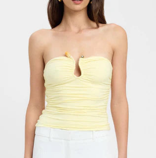 Narella – Strapless top with decorative detail