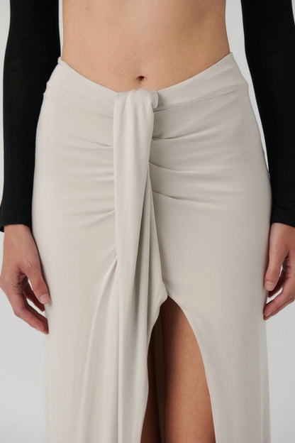 Gillian Maxi Skirt - Oyster