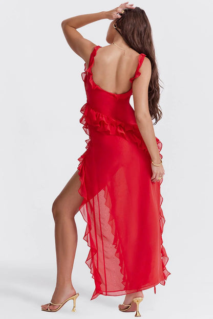 Livette - Ruffle Maxi Dress