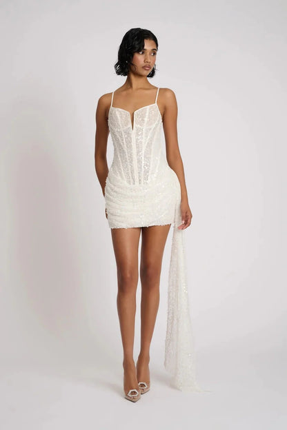 Elvira Dress - White