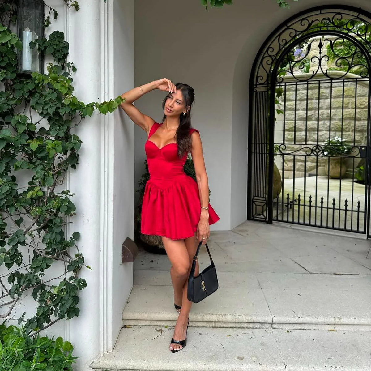 Joelle Mini Dress - Red