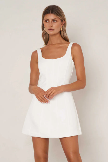 Josephine Dress - White