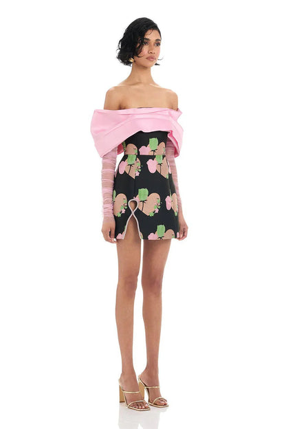 Kyros Dress - Black Print