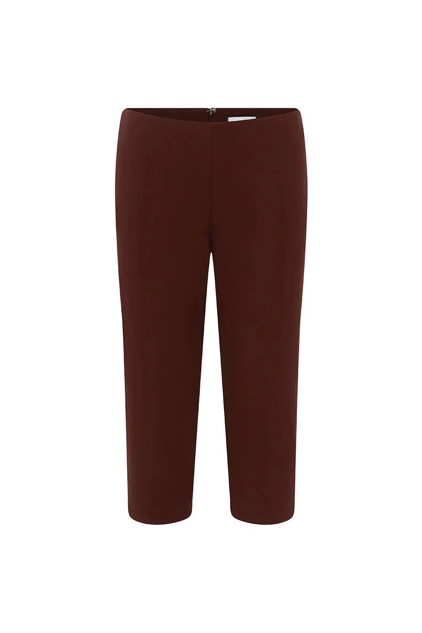 Gisele Capri Pants - Chocolate