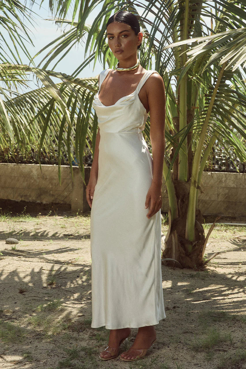 Havanna Midi Dress - Ivory