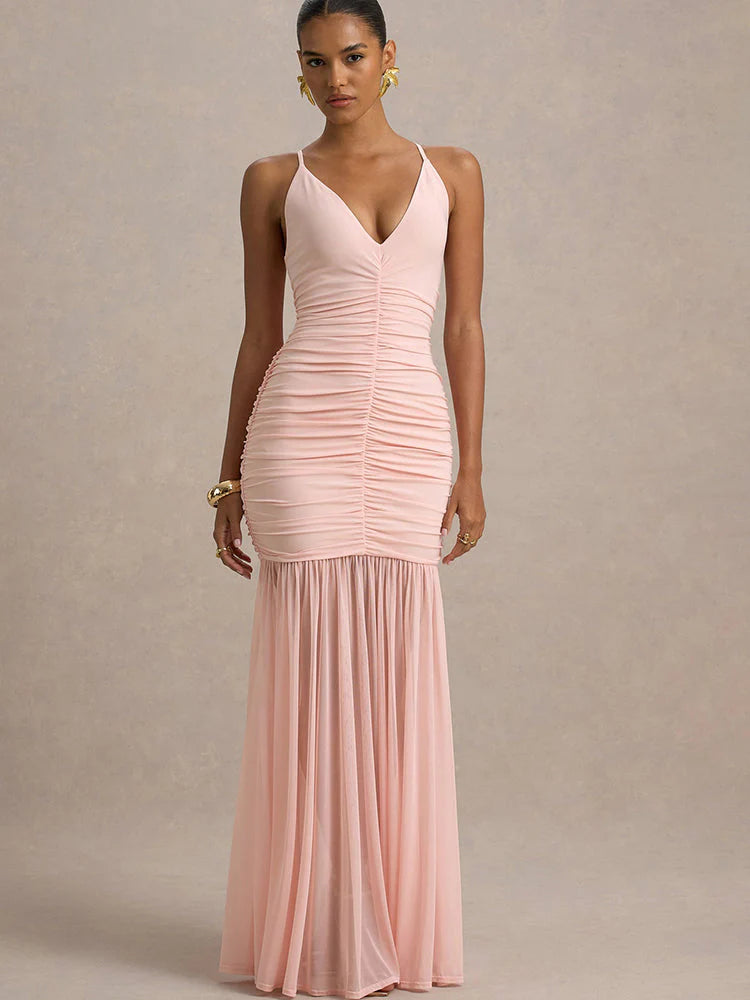 Solara Glow Maxi Dress.