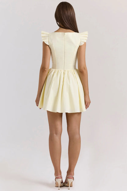 Livette - Floral Corset Mini Dress