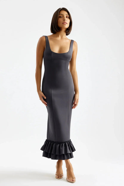 Lolita Dress - Charcoal